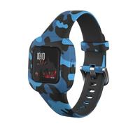 for Garmin Fit JR3 color replacement watch strap for Garmin vivofit jr3 watch strap,Camouflage blue,for vivofit jr3