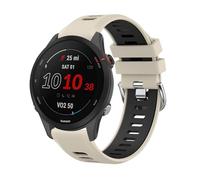for Garmin Venu 2 /Venu 3 /Vivoactive 4 45mm/Forerunner 255, 265 Strap, 22mm Width Adjustable Soft Silicone Quick Release Band for 255/265 Music,Legacy Hero Strap (Starlight/Black)