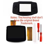 For GBA Laminated V5 HD 720x480 Drop-in Screen V5 IPS LCD Kits Screen OSD FRM w/New Housing Shell,No Logo on the Shell, No need to Trimming the Shell (Black)