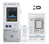 for GC-03 Multifunctional Radiation Detector with 2.4-inch Screen for Real- of Nuclear, Electric & Magnetic Fields, 1500mAh Battery, USB-C Powered,(White)