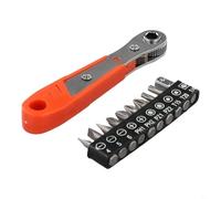 for Gdfnmogo 11-Piece Ratcheting Wrench Set with Magnetic for Torx & for Phillips Screwdriver Bits, Hex Ratchet Spanner, 1/4" Drive Adapter, for Home Repair, Automotive &