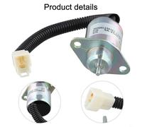 for Gdfnmogo 12V Flameout Solenoid Valve for Kubota, Replacement 1503ES-12A5UC5S Compatible with Excavator Shut Off Models, Heavy Duty Metal Construction, for Easy