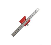 for Gdfnmogo 150mm Aluminium Alloy Angle Square with 45/90 Degree Marking Guide Ruler, Adjustable Center Line Finder, Woodworker's Sliding Position Stop, Portable(Limit Ruler)