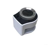 for Gdfnmogo 30x Magnifying Glass with LED Light, Portable Handheld Magnifier for Jewelry Inspection, Built-in Scale, Illuminated Lens, Compact Design(White)