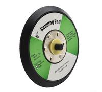 for Gdfnmogo 5 Inch 125mm DA Polish Backing Plate for Dual Action Sander, Hook and Loop Sanding Pad with 5/16-24 Thread, PU Foam Car Polishing Tool(Black)