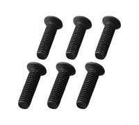 for Gdfnmogo 6 Pcs Left Hand Thread Fixing Screws M5/M6 22 mm Metal Replacement Set for UNF Drill Chuck Shank Adapter, Lasting Black Hardware Accessory for Power Drill Bit(M6x22mm)