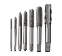 for Gdfnmogo 7Pcs for HSS Metric Straight Fluted Screw Thread Tap Drill Bits Set, Right Hand Machine Taps for M5 M6 M8 M10, High Speed Steel Threading Tools for Auto Repair
