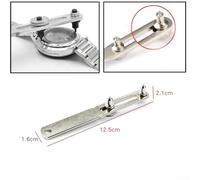 for Gdfnmogo Adjustable Watch Back Case Opener Wrench - Stainless Steel Double Foot Watch Repair Tool for Watchmakers to Safely Open Screw Back Covers on Most Wristwatches