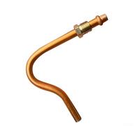 for Gdfnmogo Aluminum Air Compressor Exhaust Tube Replacement, 7 Shaped Small Pump Pipe with Inner Thread Bell Mouth Ends, Compatible with Small Household Air Compressors,(C)