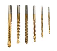 for Gdfnmogo for HSS Drill Bit Set 6 Piece, High Speed Steel Coated Drill Bits 3mm/4mm/5mm/6mm/6.5mm/8mm, Straight Shank for Wood, Metal and Plastic Drilling, Lasting Precision