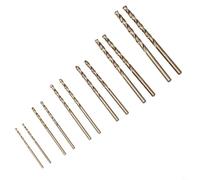 for Gdfnmogo for HSS M35 Cobalt Drill Bit Set 12pcs 1-3.5mm High Speed Steel 5% Co for Stainless Steel Metal Wood, 135 Degree Split Point Tip, Compatible with Handheld and