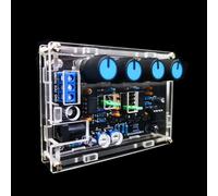 for Gdfnmogo ICL8038 Signal Generator Kit, Low Frequency Waveform Generator 5Hz to 400kHz with Sine Triangle Square Output, DIY Electronics Through-Hole Soldering(Kit + Acrylic Shell)