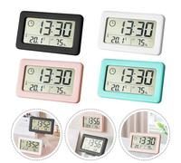 For Gdfnmogo Indoor Digital Thermometer Hygrometer with Large LCD Display for Room Temperature and Humidity Monitoring, °C/°F Switchable, Max/Min Records, Battery Powered,(Red)