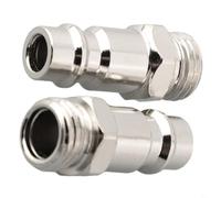 for Gdfnmogo Quick Release Euro Compressed Air Line Coupler Connector Fitting 1/4 Inch Male, High Strength Lasting Pneumatic Compressor Hose Adapter for Workshop Garage