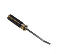 for Gdfnmogo Staple Remover Tool, Double Prong Staple Puller for Upholstery and Furniture - Hardened Steel Pry Bar with Non-Slip Handle, Rust Resistant Nail(Yellow)