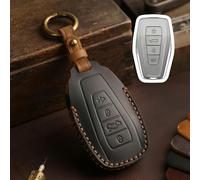 for Geely Coolray X6 X7 EX7 Geometry C Emgrand Global Kulrey Hawk GX7 Okavango NL3 GT GC9, Leather Car Key Fob Case Cover Shell
