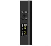For Geiger Counter Compatible Radiation Analyzer with ABS Plastic Body and 0.96 Inch Color TFT Visual Interface (black)