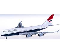 for Geminijets for British Airways for Boeing 747-400 G-CIVB Flaps Down 1:200 Aircraft Pre-built Model