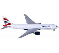 for Geminijets for British Airways for Boeing 777-200ER G-YMMR member of oneworld Flaps Down 1:400 Aircraft Pre-built Model