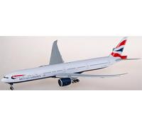 for Geminijets for British Airways for Boeing 777-300ER G-STBH Flaps Down 1:200 Aircraft Pre-built Model