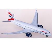 for Geminijets for British Airways for Boeing 787-8 G-ZBJG Flaps Down 1:400 Airplane Pre-built Model