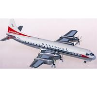 for Geminijets for National Airlines for Lockheed L-188A for Electra N5017K 1:200 Airplane Pre-built Model