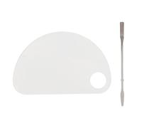 for Generic, for Paint Palette, Acrylic Transparent Semi - Circular, Smooth, for Paint Mixing