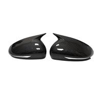 For Genesis G70 2017-2023 Car Sticker Rearview Side Mirror Cover Wing Cap(Carbon)