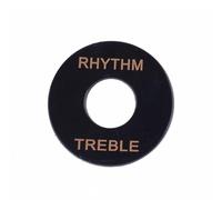 for Gibson Les Rhythm/Treble Selector Switch Ring, Compatible with for Gibson Les Guitar, White or Black 33.5mm Outer Diameter