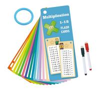 for Girls Age 5 under 20 Learning Cards For Children's Bridge Program Between Kindergarten And Elementary School Focusing On Addition Subtraction Multiplication And Division Toddler (Blue, 18×7×1cm)