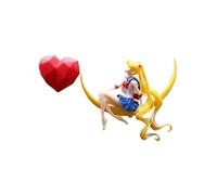 For Girls Gifts Car Exhaust Port Decoration Moon Beautiful Girl Action Figure Ornament Car Interior Air Outlet Clip Auto Decoration Gear Shift Panel Trim( Girl Love)