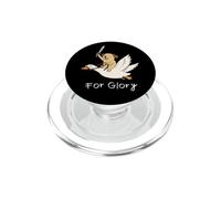 For Glory Dog Riding Goose Funny Medieval Battle Design PopSockets PopGrip for MagSafe