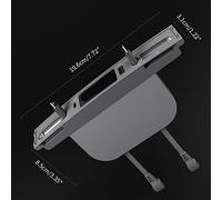 For Glovebox USB Hub Ports Charging Data Transfer Adapter Docking Station Retractable Expansion Splitter Parts For Laptop Powered Desk Mount Fast Charging Wall Mount Surge-protector For External Hard