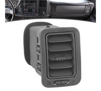 For GMC For Sierra 1500 For Tahoe For Yukon 1999-2006 Center Console A/C Air Vent Outlet Air Conditioning Nozzle Car AC Vent Outlet(1pc Dark grey)