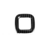 For GMC For Sierra 2019 Up Carbon Fiber Grain Car Interior Exterior Decoration Cover Car Trim Interior(Handbrake decor)