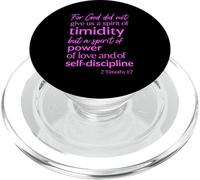 For God Did Not Give Us A Spirit Of Timidity 2 Timothy 1:7 PopSockets PopGrip for MagSafe