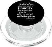 For God Did Not Give Us A Spirit Of Timidity 2 Timothy 1:7 PopSockets PopGrip for MagSafe