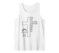 for God Loved the World Cross Faith Tank Top