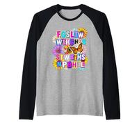 for God So Loved The World FGSLTWTHGHOB Daisy Art Butterfly Raglan Baseball Tee