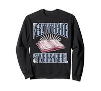 For God So Loved The World FGSLTWTHGHOB Open Bible Sweatshirt