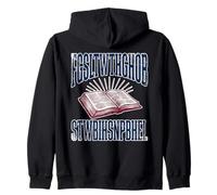 For God So Loved The World FGSLTWTHGHOB Open Bible Zip Hoodie