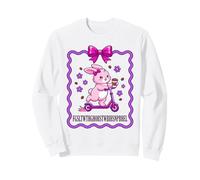 For God So Loved The World FGSLTWTHGHOB Pink Bunny Art Sweatshirt