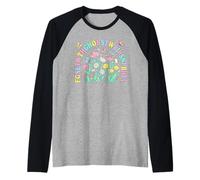 for God So Loved The World FGSLTWTHGHOB Purple Floral Raglan Baseball Tee