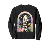For God So Loved The World FGSLTWTHGOB Garden Snail Rainbow Sweatshirt