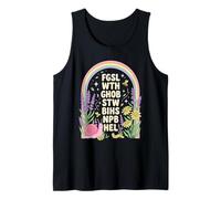 for God So Loved The World FGSLTWTHGOB Garden Snail Rainbow Tank Top