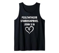 for God So Loved The World FGSLTWTHGOB John 3:16 Tank Top