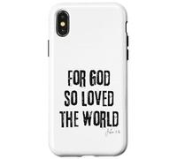 For God So Loved the World John 3:16 Bible Faith Salvation Case for iPhone X/XS