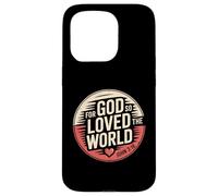 For God So Loved The World John 3 16 Bible Verse Case for iPhone 15 Pro