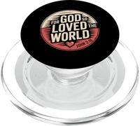 For God So Loved The World John 3 16 Bible Verse PopSockets PopGrip for MagSafe