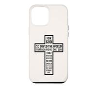 For God So Loved the World John 3:16 Christian Cross Case for iPhone 12 Pro Max